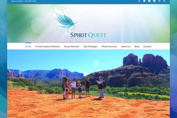 web site design for retreats