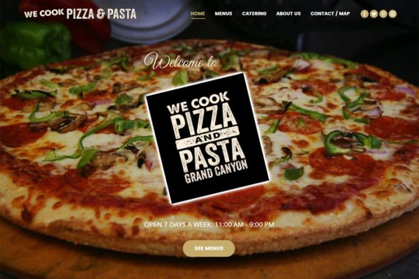 website design for restaurants and pizzerias