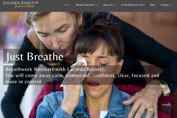 website design for retreat centers
