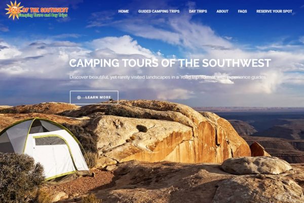 website design for travel and tour guides