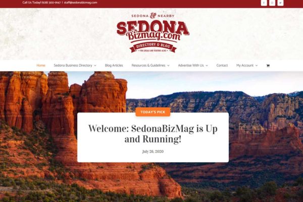 Sedona Online Magazine, Advertising, Directory and Blog