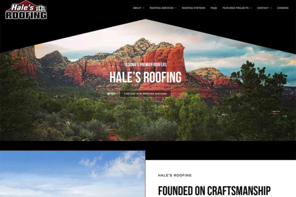 Web design for Roofing Companies