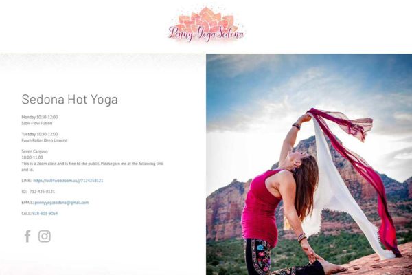 Websites for Yoga Studios